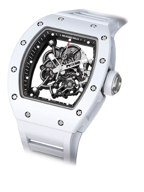 richard mille bubba watson white legend titanium watch rm055|richard mille rm 055.